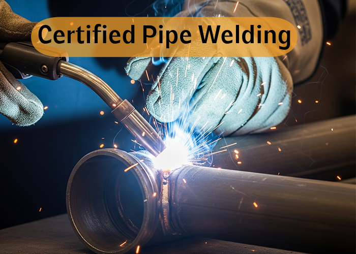 Certified pipe welding project
